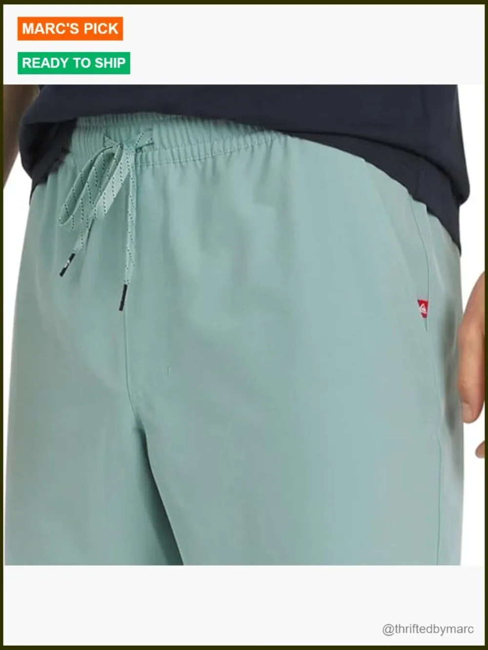 Stretch Waist Hybrid Shorts Regular Fit Water Friendly Active Wear S-XXL